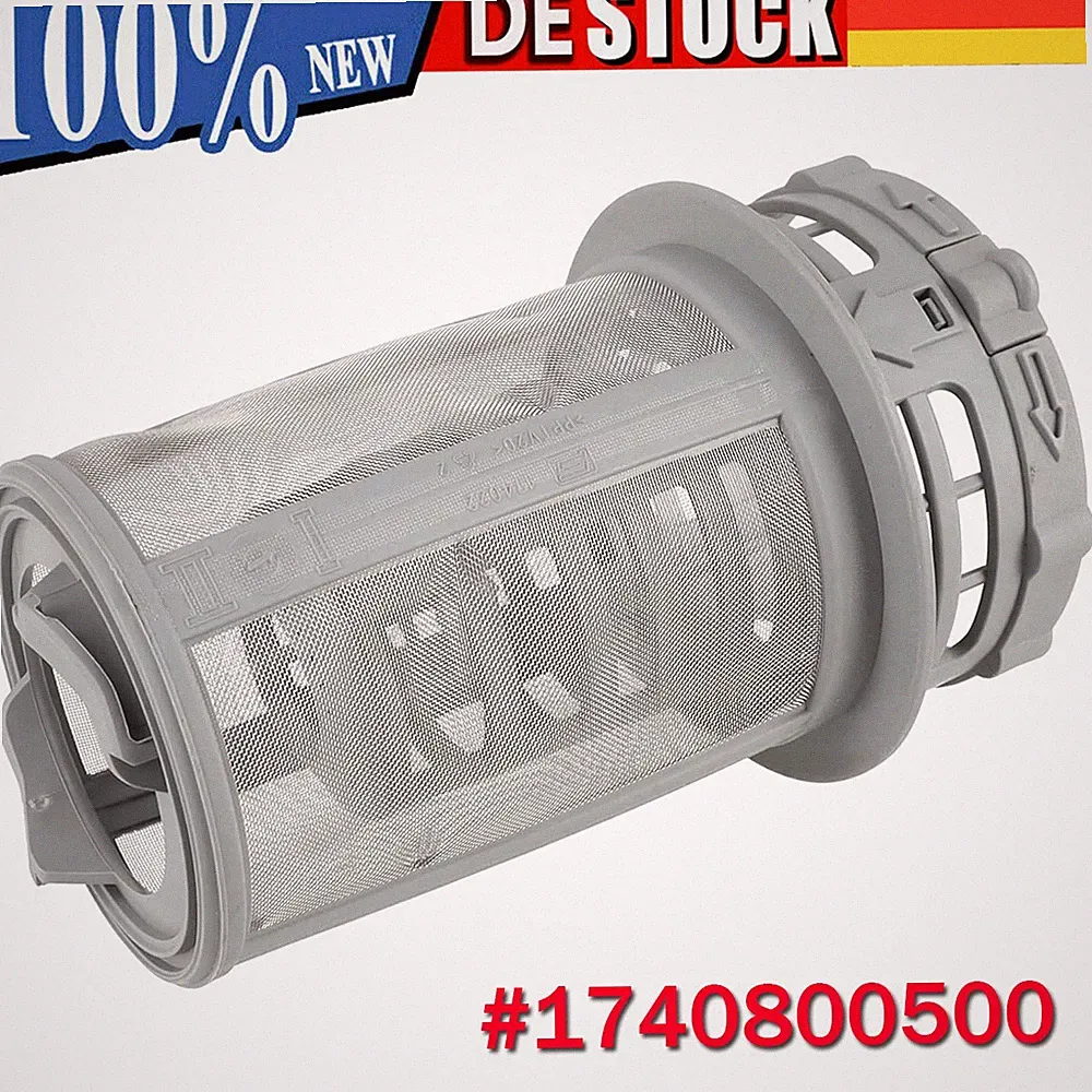 Feinsieb 1740800500 Sieb Ablauffilter Filter 2-teilig für Beko Geschirrspüler