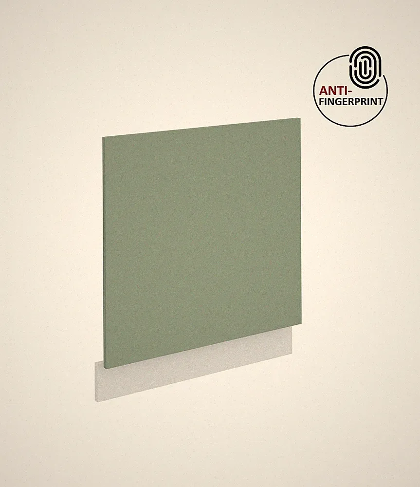 Frontblende für integrierten Geschirrspüler 60 cm ARIA Aquamarin + Weiss matt