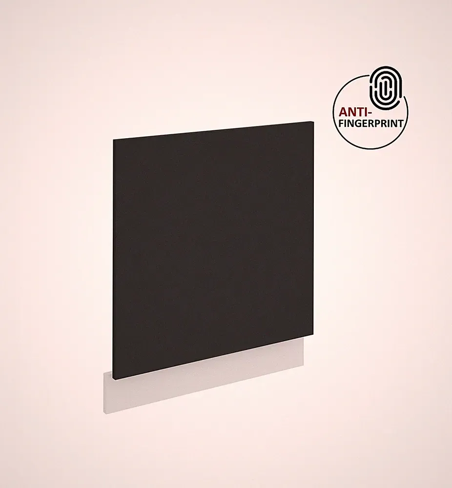 Frontblende für integrierten Geschirrspüler 60 cm ARIA Schwarz + Weiss matt