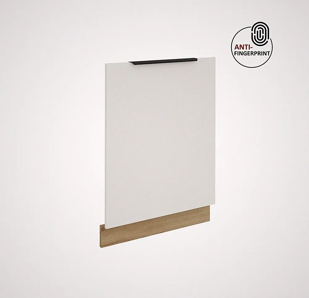 Frontblende für vollintegrierten Geschirrspüler 60 cm ARIA Weiß + Eiche Artisan