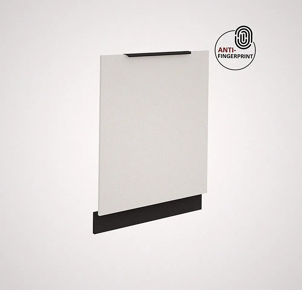 Frontblende für vollintegrierten Geschirrspüler 60 cm ARIA Weiß + Schwarz matt