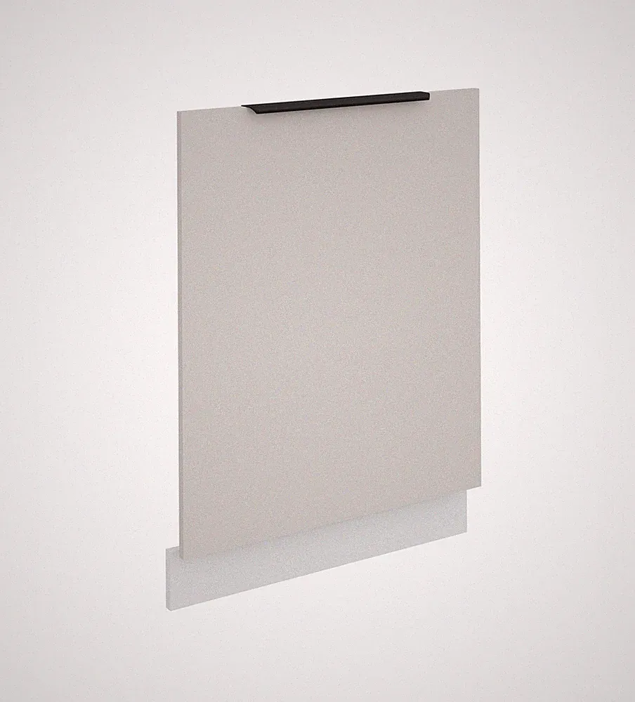 Frontblende für vollintegrierten Geschirrspüler 60 cm Küche COMO Kaschmir + Weiß