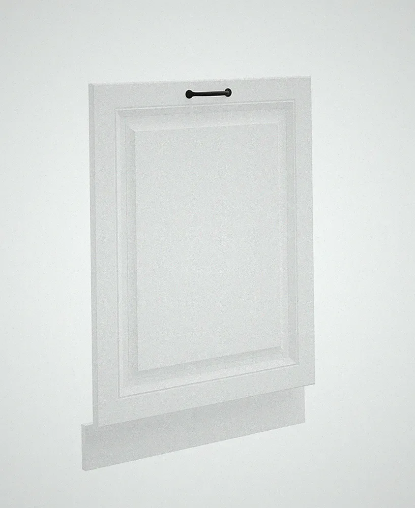 Frontblende für vollintegrierten Geschirrspüler 60 cm Stilo Weiß Küche Landhaus