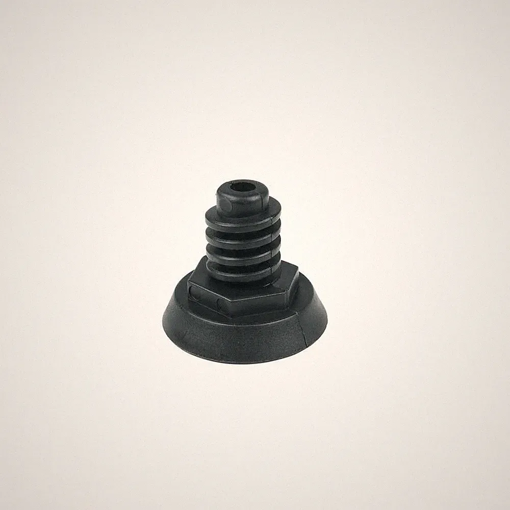 Gerätefuß schwarz 35mm Hoover Candy 41001349 für Geschirrspüler/ Trockner