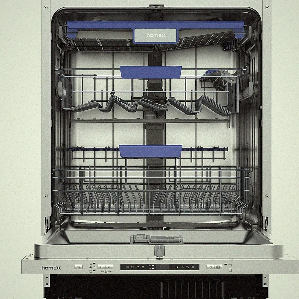 Geschirrspüler 60 cm Einbau Spülmaschine vollintegrierbar 14 Gedecke EEK A