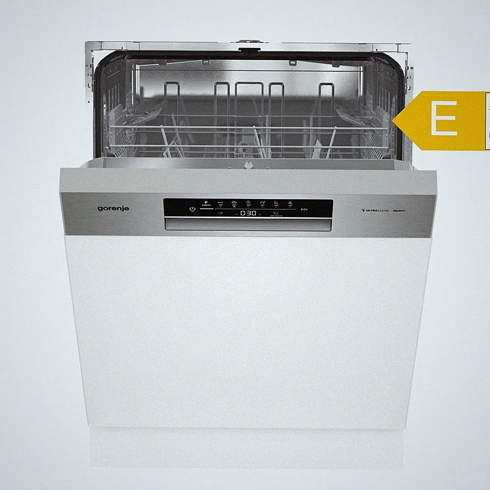 Geschirrspüler Einbau 60cm 13 Maßgedecke Edelstahl A SpeedWash leise 47dB E