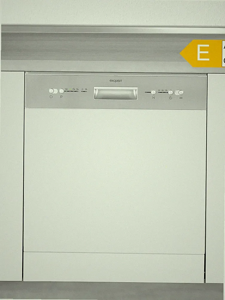 Geschirrspüler Einbau teilintegriert 60cm 12 Maßgedecke Edelstahl
