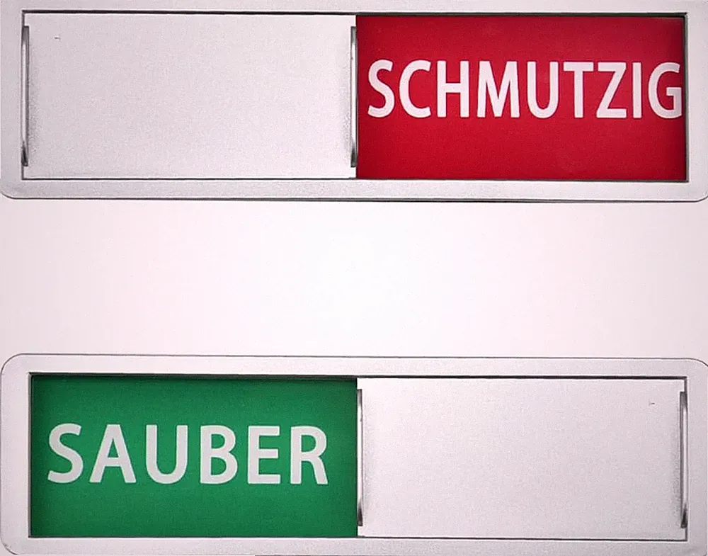 Geschirrspüler Statusschild Magnet Sauber Schmutzig Küchenzubehör