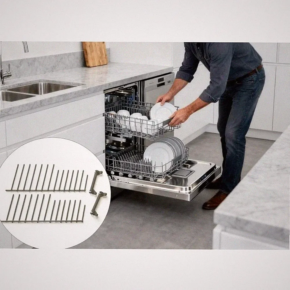Geschirrspüler Teil 512818 kompaktes Metalldesign für Standardkompatibilität