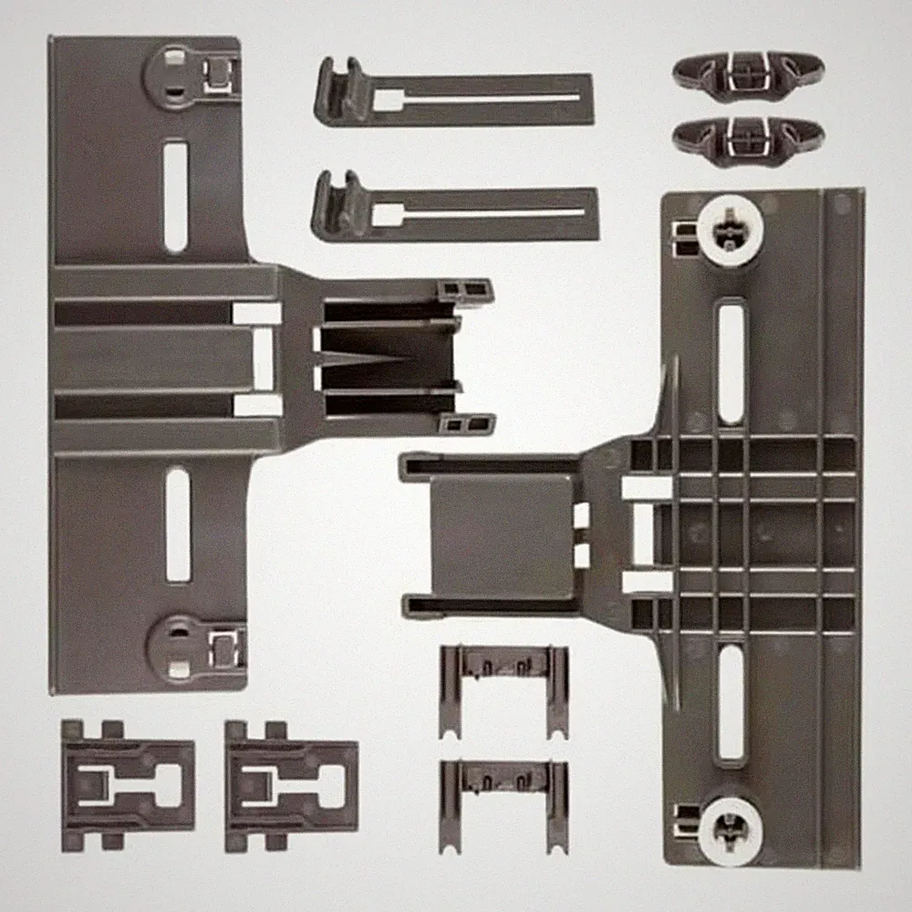 Geschirrspüler Top Rack Reparaturset W10350376 beinhaltet mehrere Einstellkompo