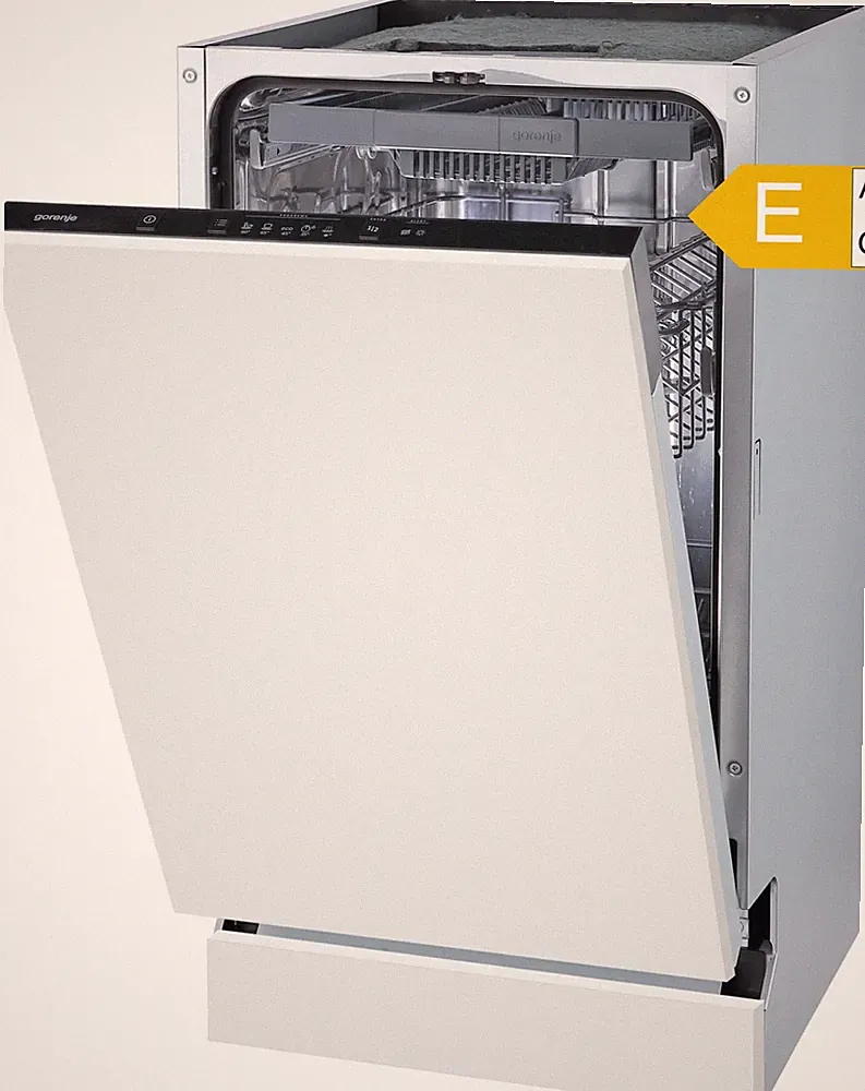 Gorenje Geschirrspüler 45cm vollintegriert 11 Maßgedecke Edelstahl E 47dB