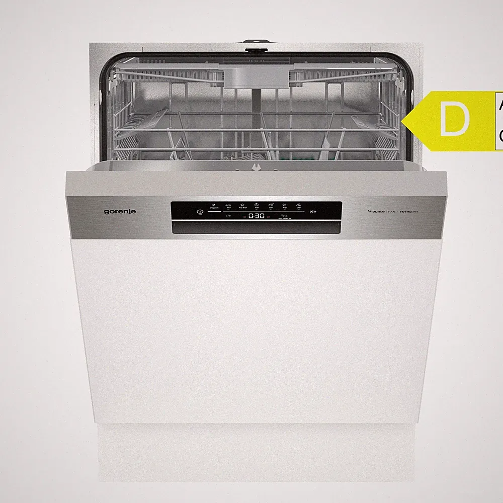 Gorenje Geschirrspüler Einbau 60cm 16 Maßgedecke Edelstahl 45dB 6 Programme