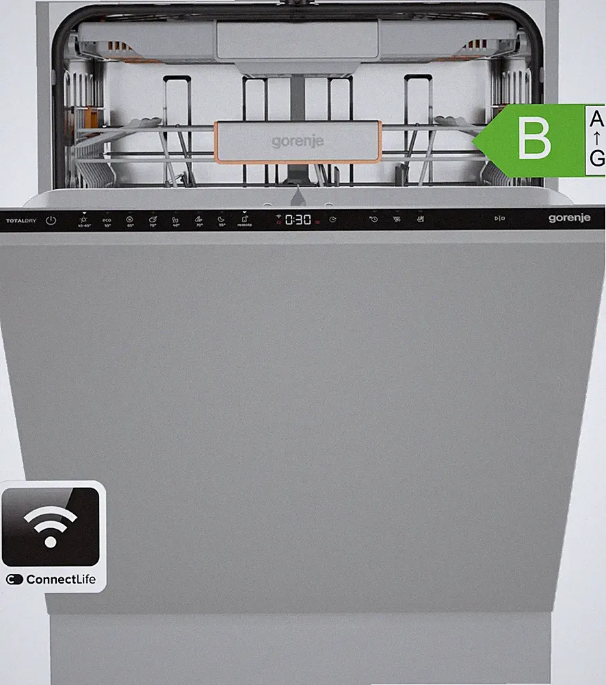 Gorenje Geschirrspüler ULTRA16BWIFI 60cm 16 Maßgedecke 38dB weiß WiFi