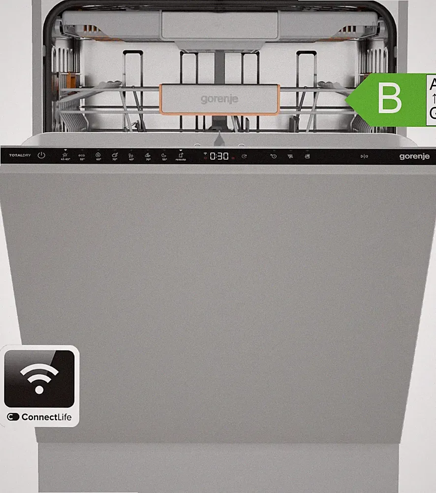 Gorenje Geschirrspüler ULTRA16BWIFI 60cm 16 Maßgedecke 38dB weiß WiFi