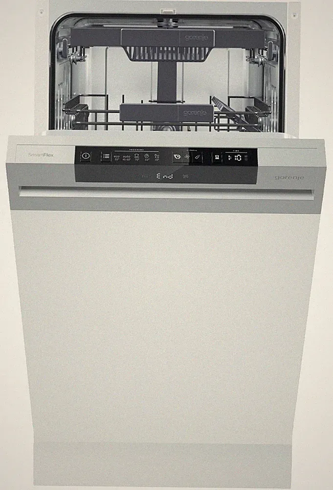 Gorenje GI561D10SEB 45 cm Geschirrspüler teilintegriert (ohne Front) Leise 11