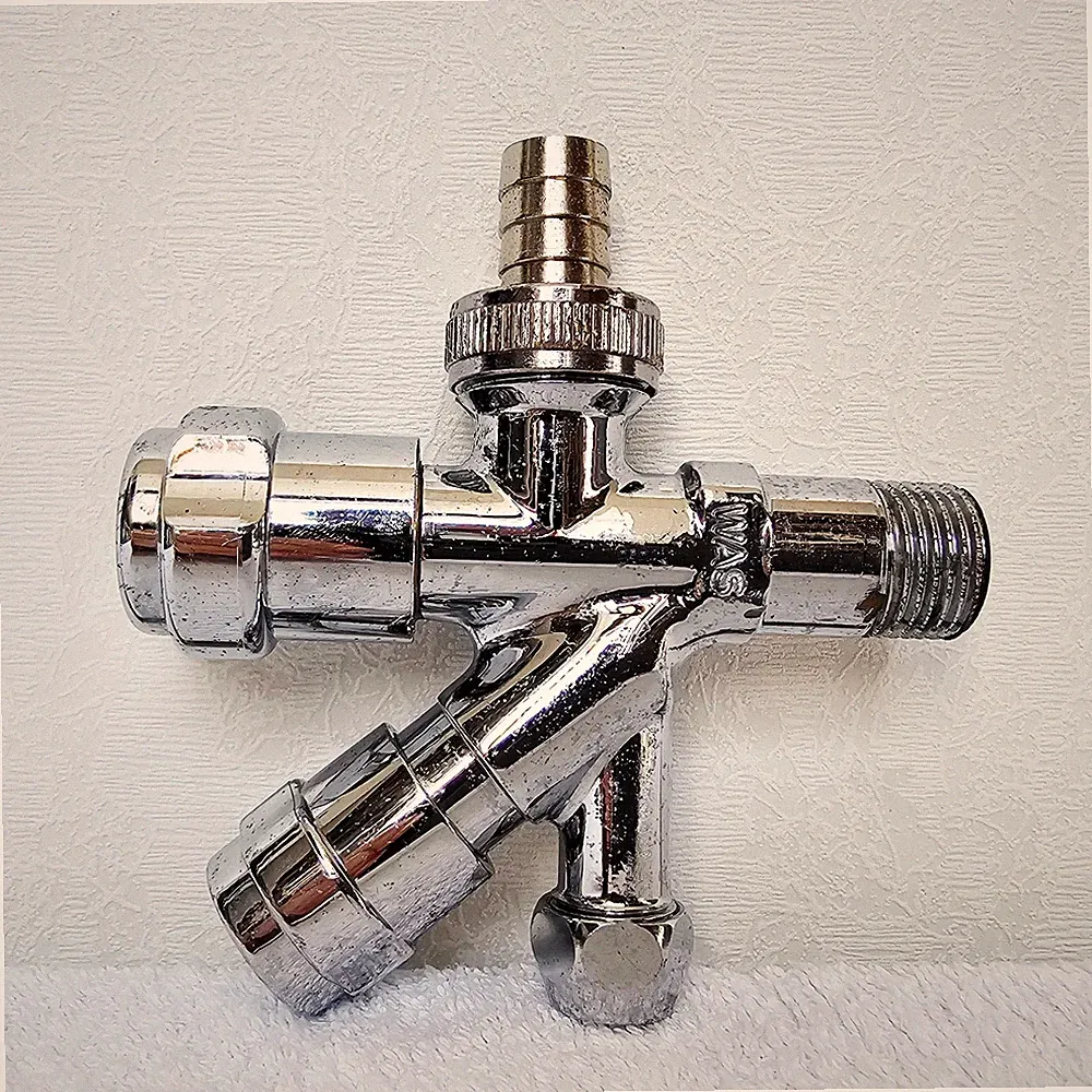 GROHE WAS Kombi-Eckventil 2 Abgänge StarLight Chrom Waschmaschine Geschirrspüler