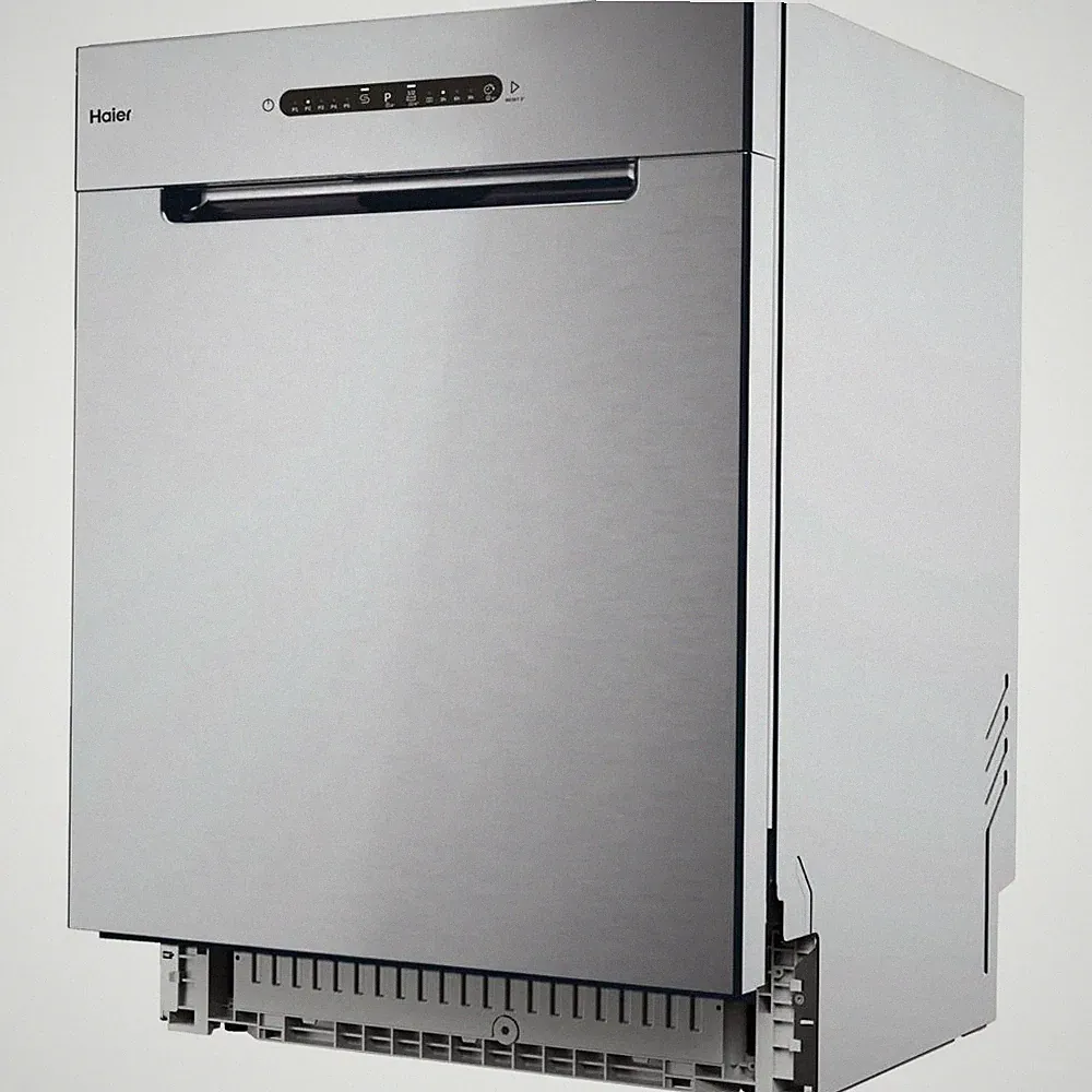 Haier XU 4C4E1S-84 Washlens Plus Serie 2 Geschirrspüler Einbaugerät metallisch