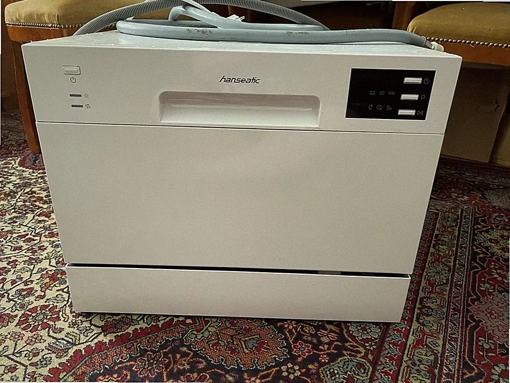Hanseatic Tischgeschirrspüler HG5544F63602EW Freistehend ECO-Programm in Weiß