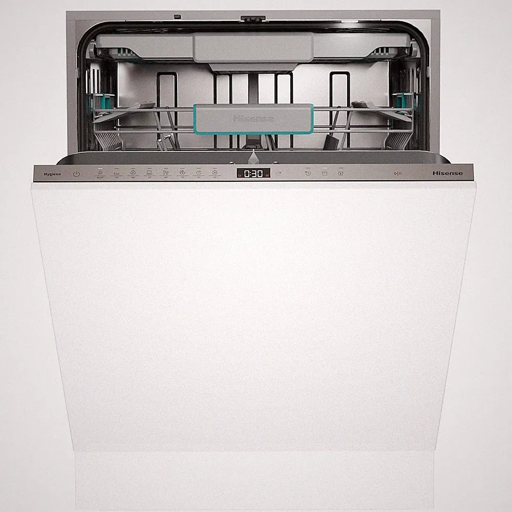 Hisense HV663A65 Einbau Geschirrspüler 60CM 16 Gedecke Inverter Auto Dry A