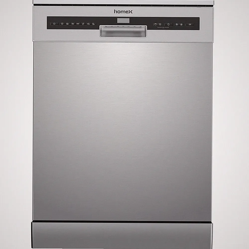 homeX DWFS601444C-S , Spülmaschine, silber