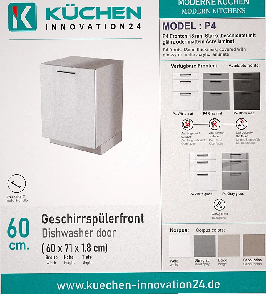 KÜCHEN INNOVATION KÜCHENSCHRANK HÄNGESCHRANK UNTERSCHRANK EINBAUKÜCHE HOCHGLANZ