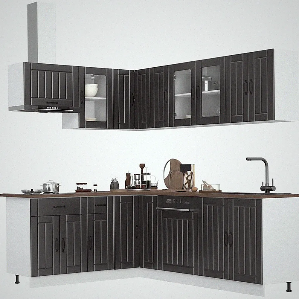 Küchenschrank-Set 11-teilig Schrank Lagerschrank Holzwerkstoff vidaXL