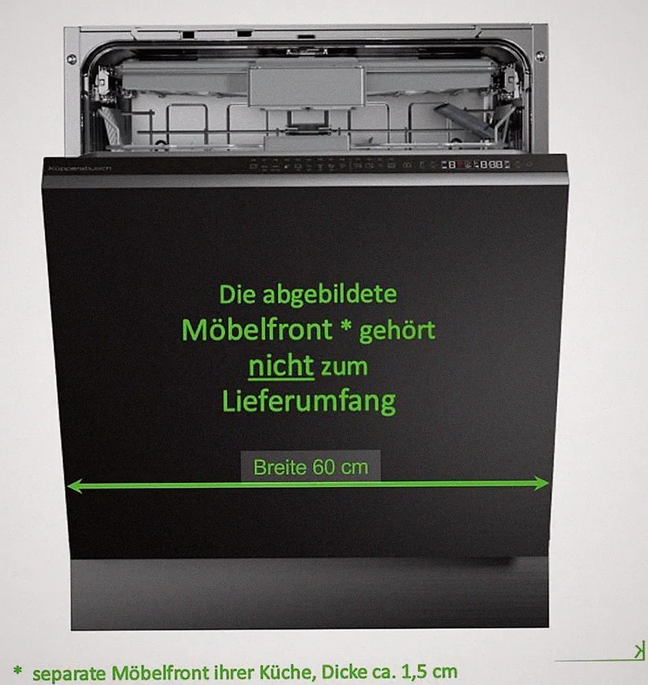 Küppersbusch Einbau Geschirrspüler GX6500.0V - vollintegriert, 60cm, 9 Programme