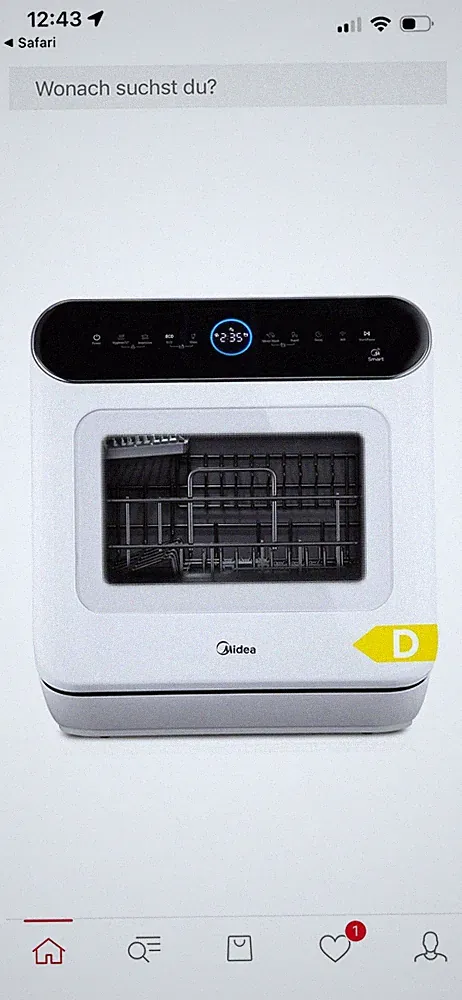 Midea ST 5.31 Tischgeschirrspüler mit und ohne Wasseranschluss + WLAN!
