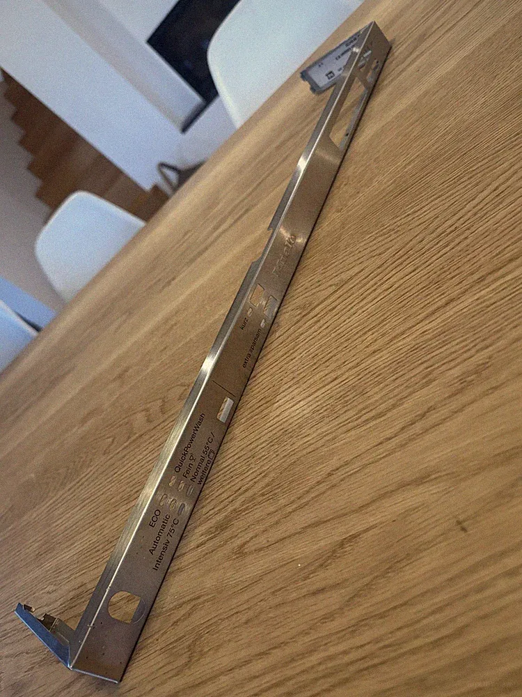 Miele Edelstahl Bedienblende Geschirrspüler – M.-Nr. 0933241 – QuickPowerWash