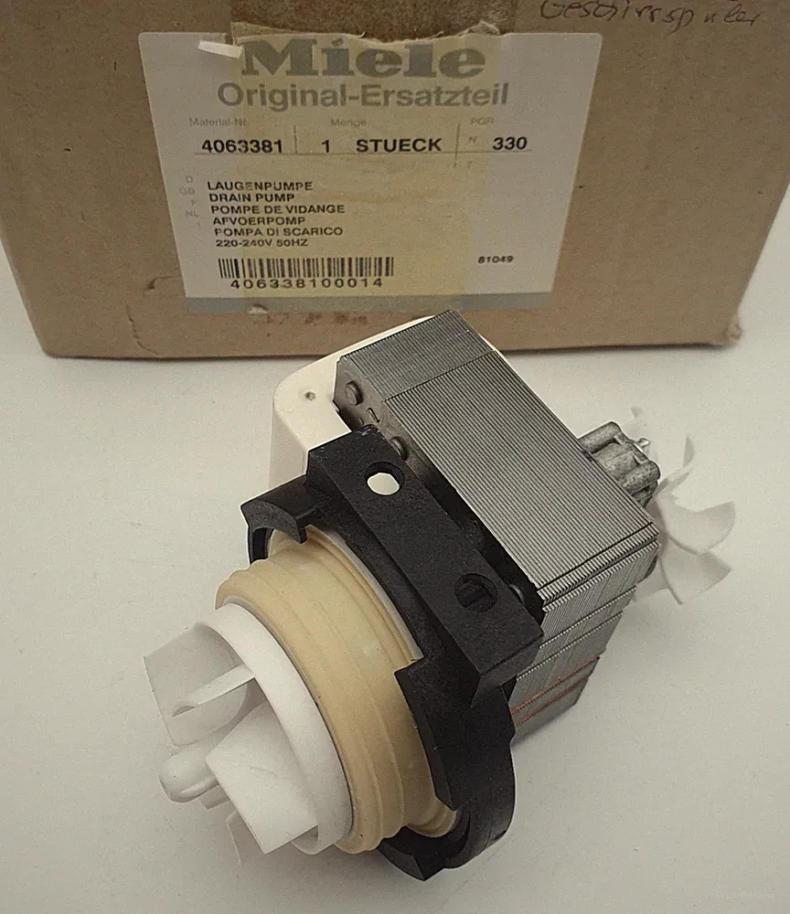 Miele Laugenpumpe BE20B2-065 65W 220-240V Geschirrspüler T.Nr. 4063383