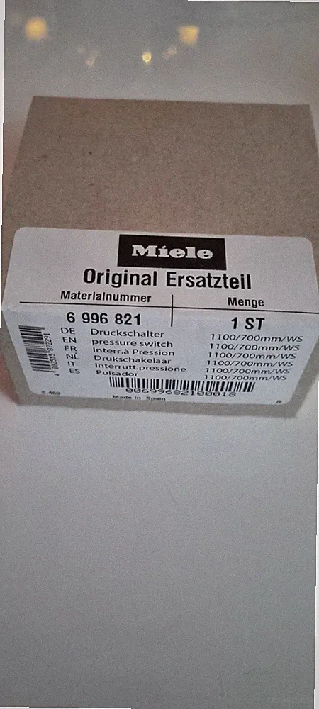 Miele Niveauschalter Druckwächter Spülmaschine MN06996820 1100/700 MN06996821 ne