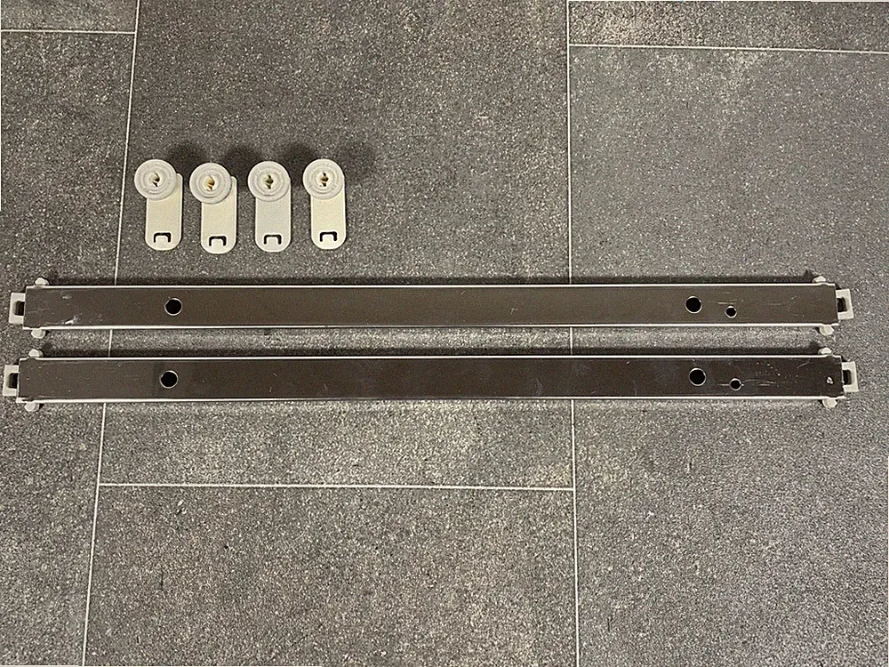 ✅ Miele Spülmaschine Laufschienen für Besteckschublade mit Rollen Nachrüstset