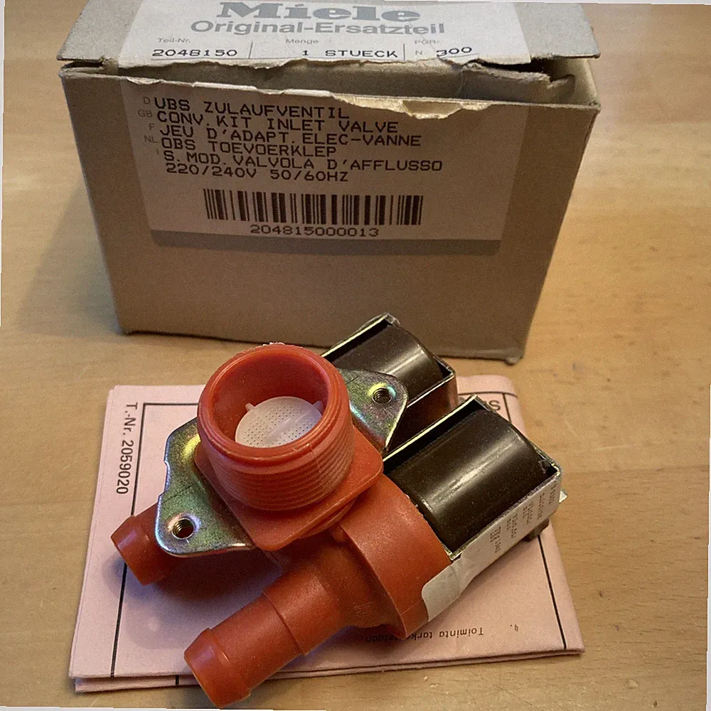 Miele Zulaufventil TNr. 1942180 3/4 Z, 10L/0,5L aus UBS 2048150 ohne div. Regler
