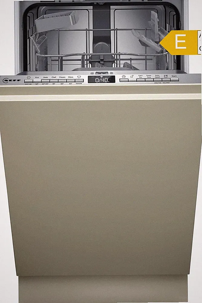 NEFF Geschirrspüler vollintegrierbar 45cm S853HKX20E 10 Maßgedecke E
