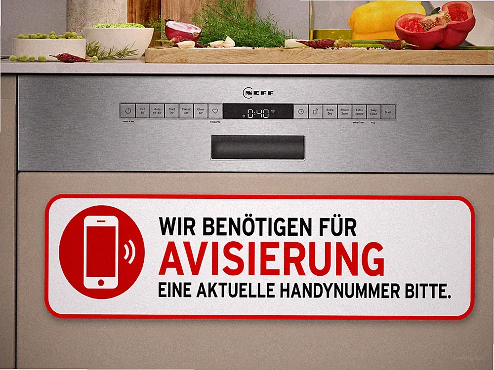 NEFF S145EAS16E Einbau-Geschirrspüler integriert 60 cm