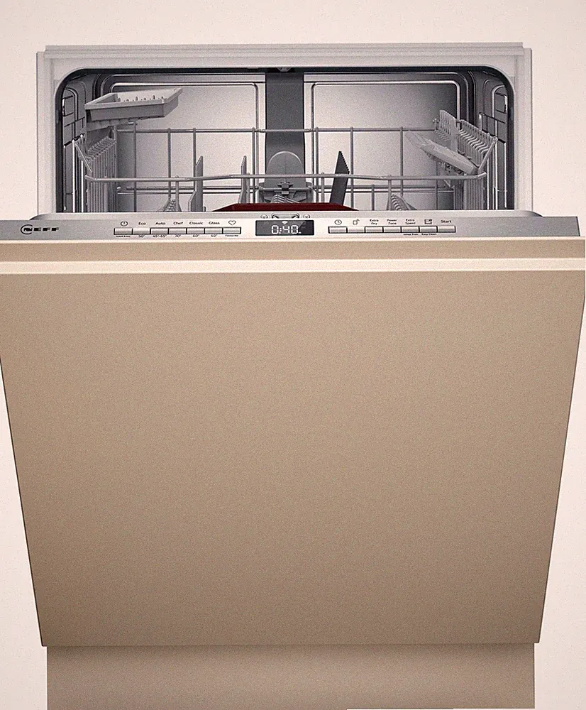 Neff S275EAX16E N 50, Geschirrspüler vollintegrierbar, 60 cm, XXL, VarioScharnie