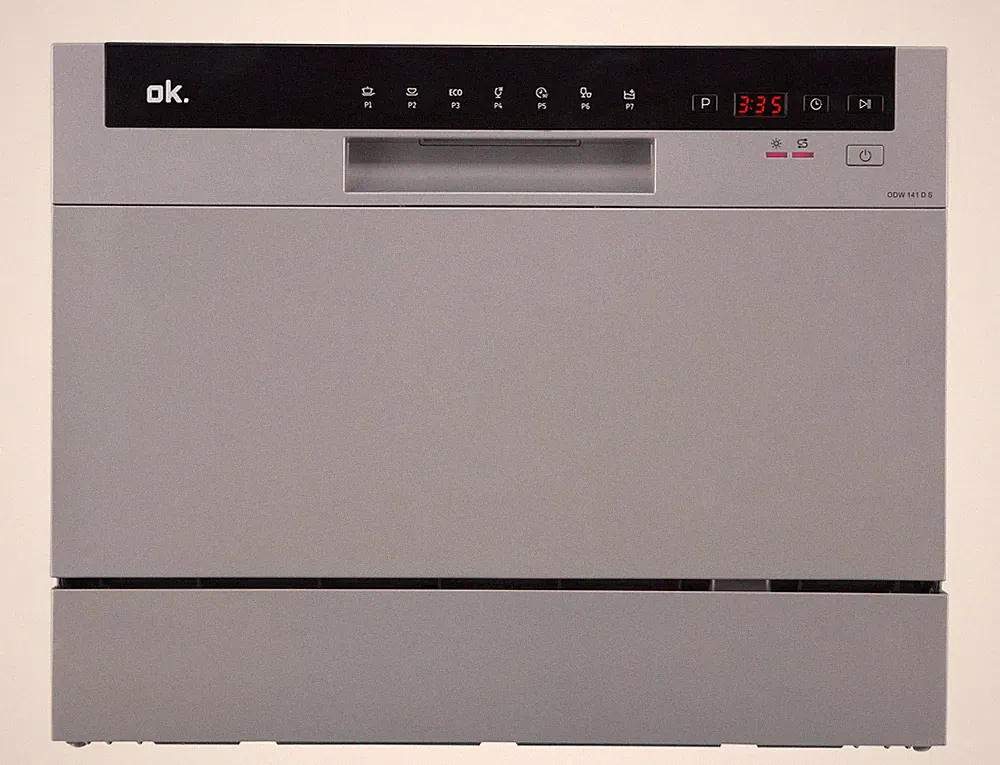 OK. ODW 141 D S Tischgeschirrspüler (Standgerät, 55,0 cm breit, 47 dB (A), D)