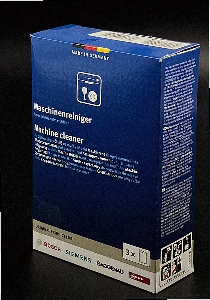Original Bosch 00312194 Maschinenreiniger 3x45g für Geschirrspülmaschinen 312194