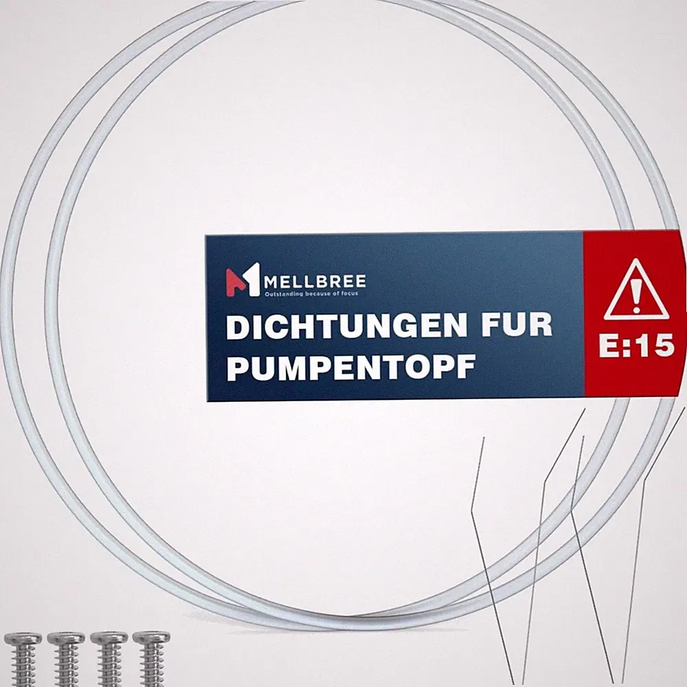Pumpendichtungsset Geschirrspüler Ersatzteile Dichtung E15 Bosch Siemens Neff