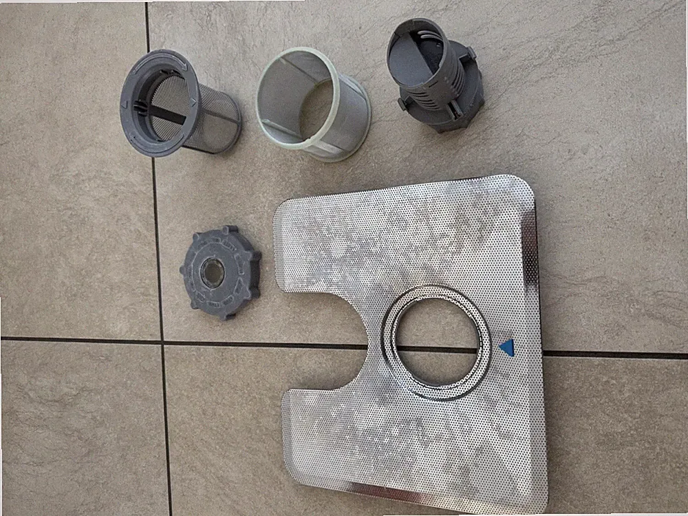 Sieb Filter Deckel Ersatzteile Gaggenau GI 256 Spülmaschine 2004 Siemens Bosch
