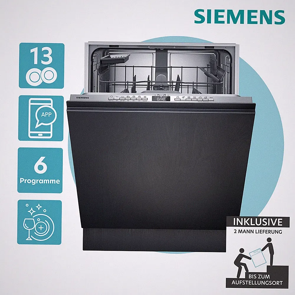 Siemens SX63HX15TE Geschirrspüler Aquasensor Home Connect 13 Maßgedecke 2ML