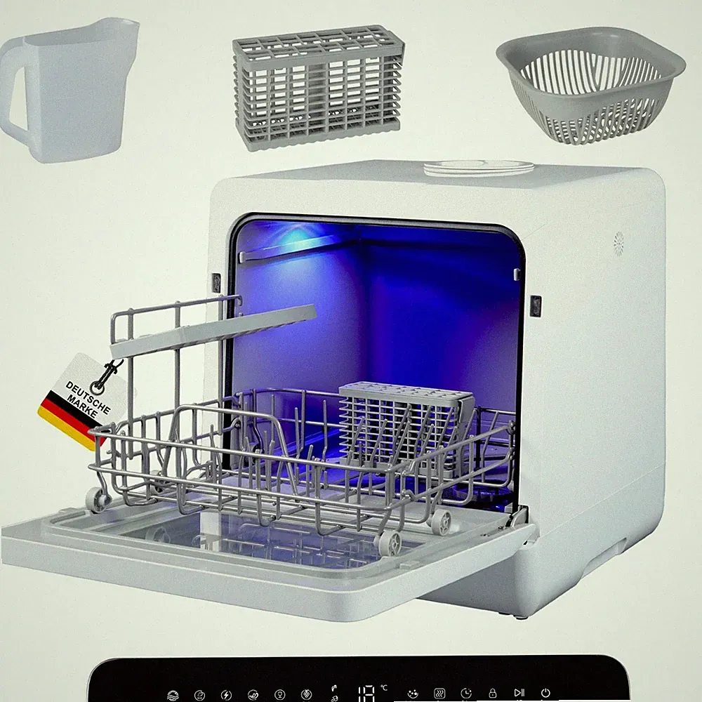 Sommertal Tischspülmaschine SP9 Dual mit Wasseranschluss & ohne