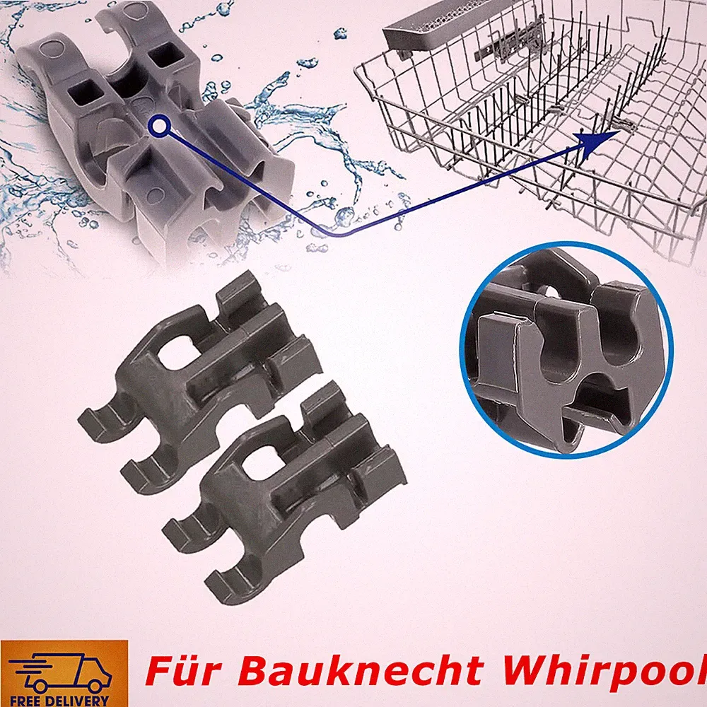 Spülmaschine Whirlpool Korbhalter Ersatzteile 4 Stk. für Bauknecht 481010600198