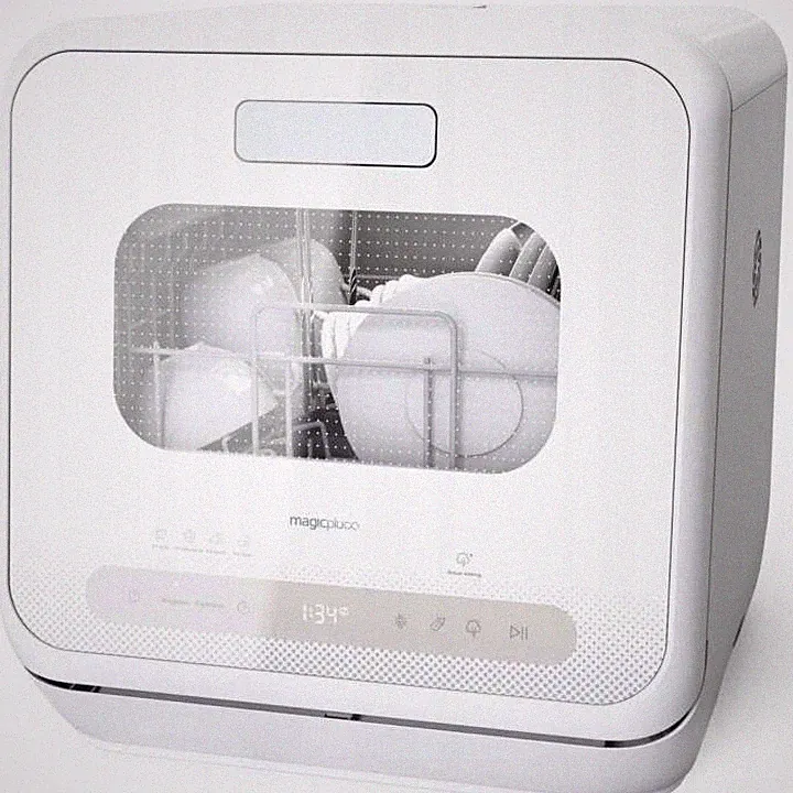 Tischgeschirrspüler magicplux Mini für 5 Gedecke, Touchscreen, 3 Sprüharme
