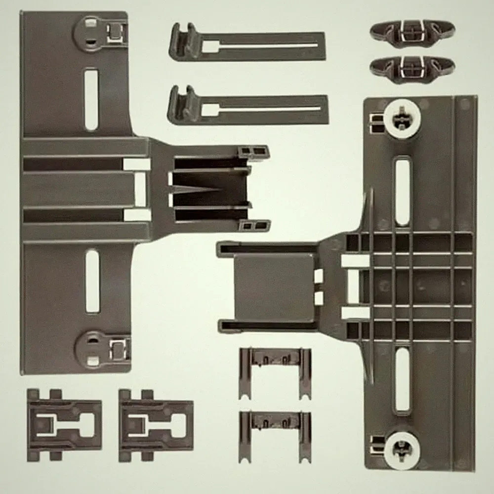 Top Rack Einstellset für Geschirrspüler Teil W10350376 enthält Clips und Schl