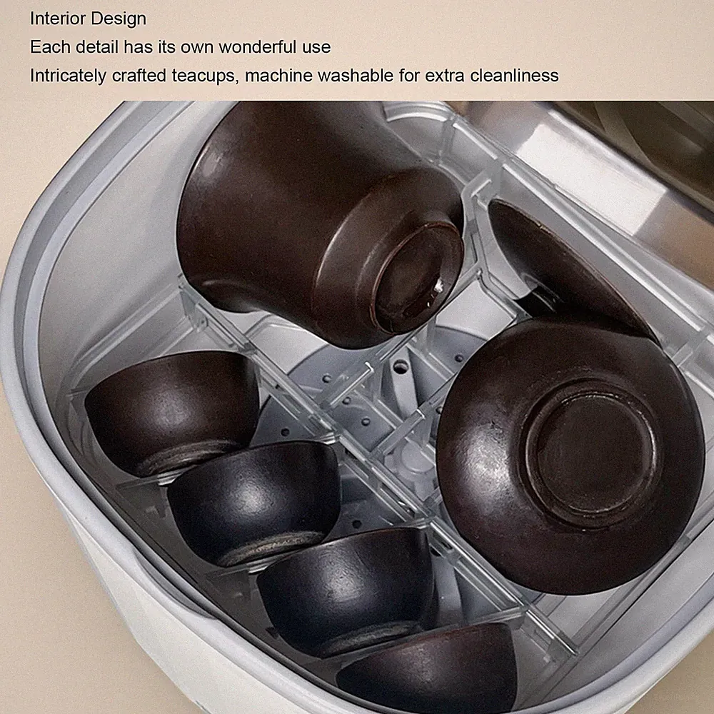 Tragbarer Mini-Geschirrspüler, vollautomatisch, 360° Reinigung, 4L, 5V USB