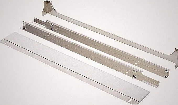 Verblendungssatz Geschirrspüler Zubehör Edelstahl Leisten 86,5cm - Bosch SMZ5045