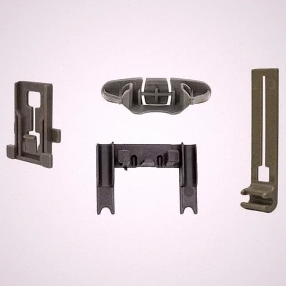 W10350376 Geschirrspüler Top Rack Verstellset mit Anschlagclips und Arm Clip Lo