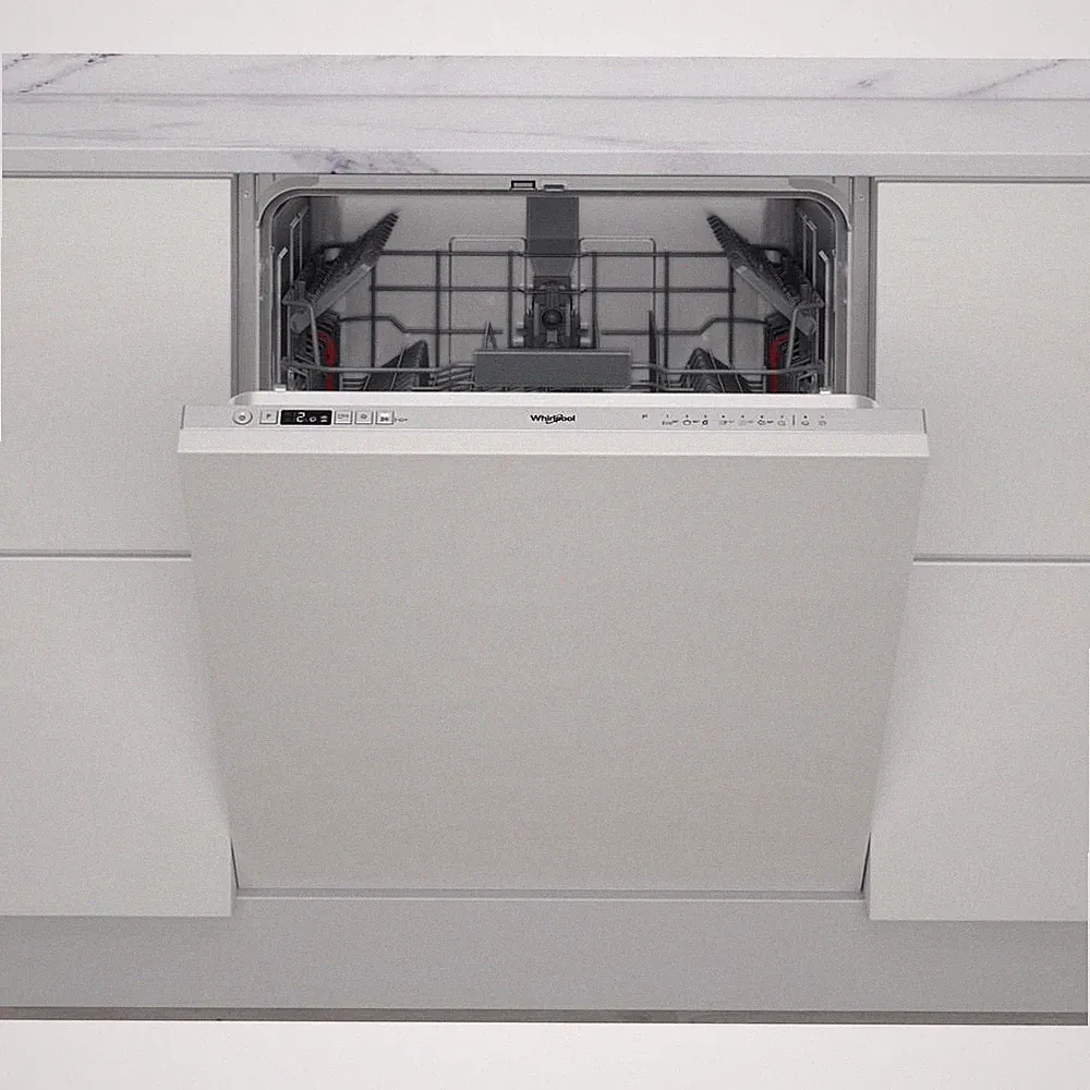 WHIRLPOOL W2IHD524AS Einbau Geschirrspüler 14 Maßgedecke 9 Programme Silber